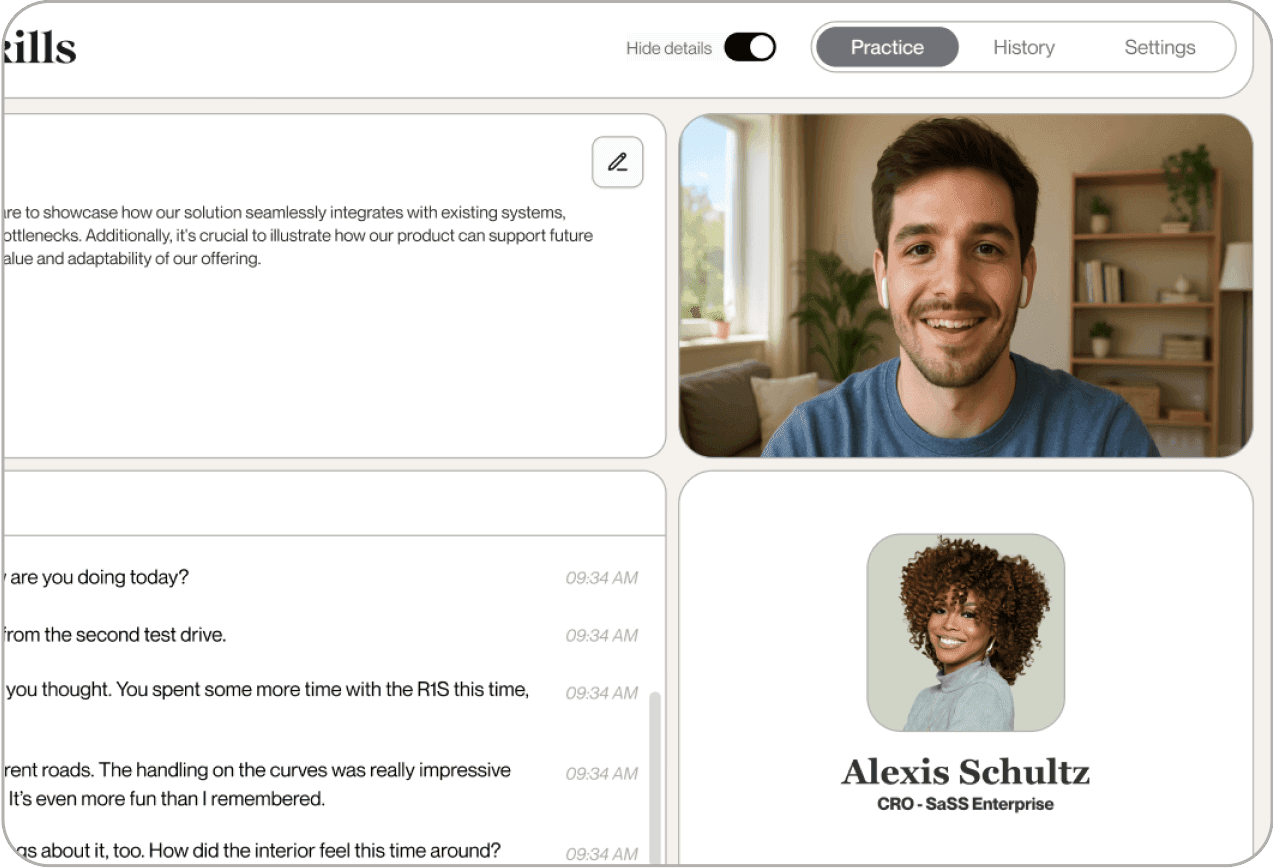 Realistic Practice Sessions