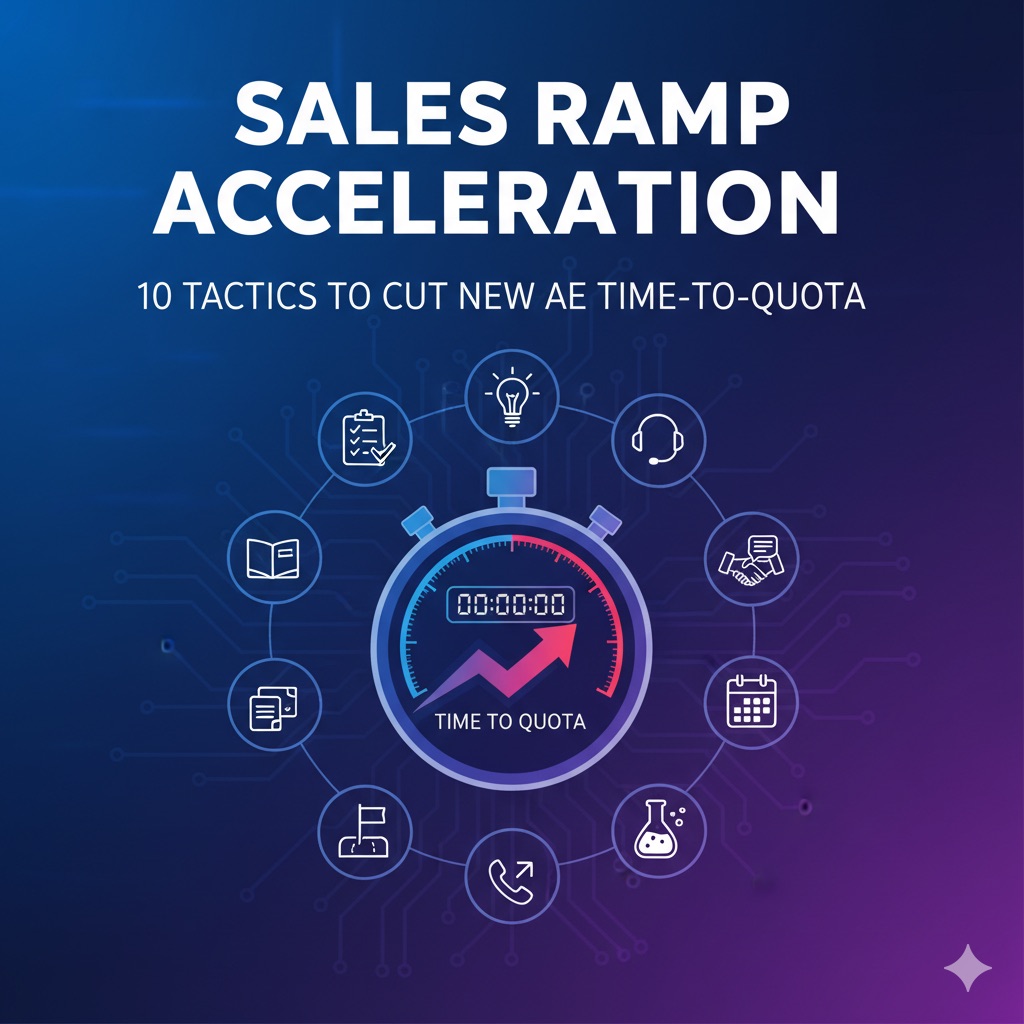Sales Ramp Acceleration: 10 Tactics to Cut New AE Time-to-Quota